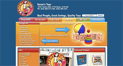 Desktop Screenshot of karens4toys.com